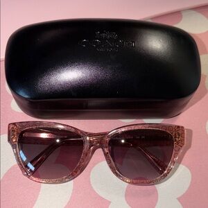 Coach Rose-Tinted Sunglasses